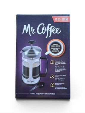 NEW Mr. Coffee Coffee Press New, Open Box